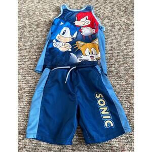 Sonic the Hedgehog Kids 2-Piece Athletic Set – Size M (8)